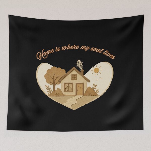 Item preview, Home Is Where My Soul Lives designed and sold by mirciashop.