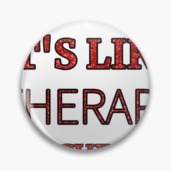 Item preview, Soccer It'S Like Therapy But Cheaper And Better Red Rhinestone designed and sold by TheIconSmith.