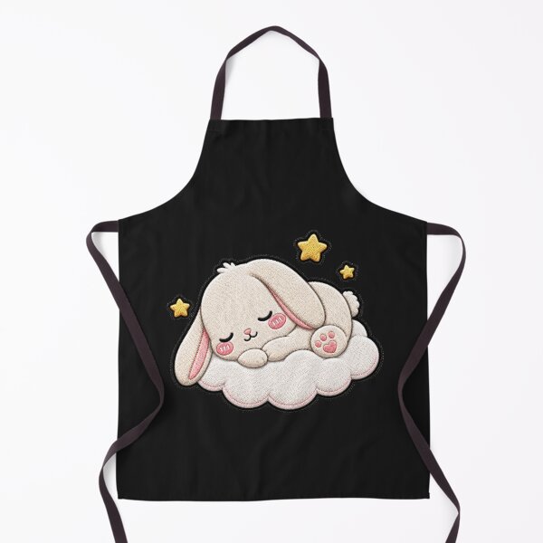 Item preview, Sleeping Bunny Embroidery Patch | Kawaii Chibi Bunny designed and sold by ColorSplash123.
