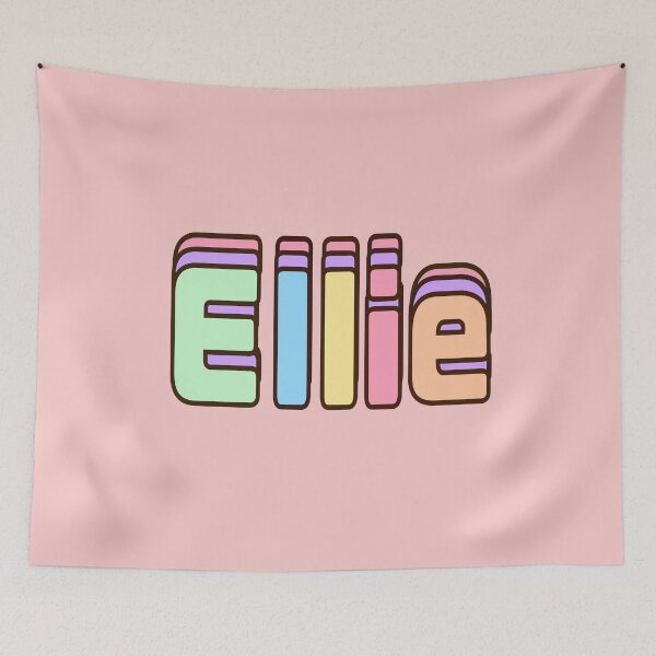 Item preview, Ellie name in pastel colors - Top 10 best personalized Custom gifts for girls and women  designed and sold by Artonmytee.