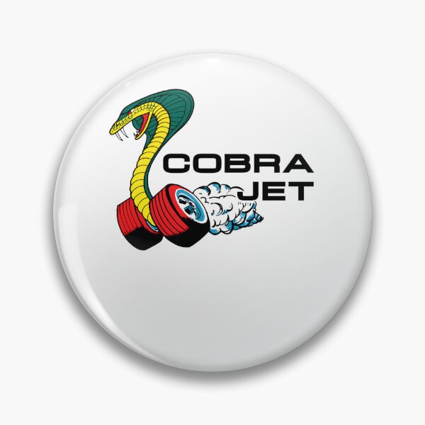 Item preview, Cobra Jet - sixties blue oval musclecar and drag racing emblem.  designed and sold by Majdi aldasouki.