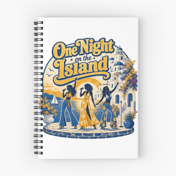 Item preview, One Night on the Island Retro Disco designed and sold by ArtByRahim.