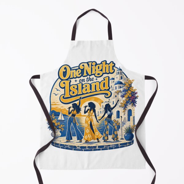 Item preview, One Night on the Island Retro Disco designed and sold by ArtByRahim.