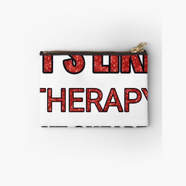 Item preview, Golf It'S Like Therapy But Cheaper And Better Red Rhinestone designed and sold by TheIconSmith.