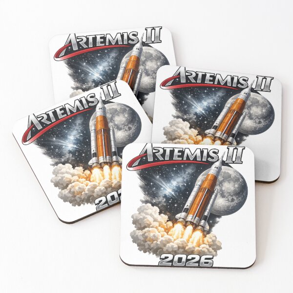 Item preview, Artemis II Space Exploration 2026 designed and sold by Art by Debasish.