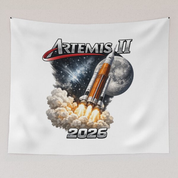 Item preview, Artemis II Space Exploration 2026 designed and sold by Art by Debasish.