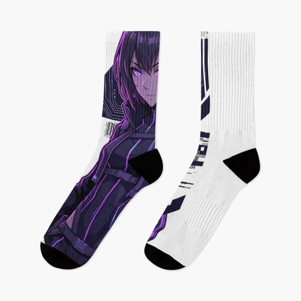 Item preview, Futuristic Cyberpunk Anime Girl Techwear Aesthetic designed and sold by LYZ7VANI.