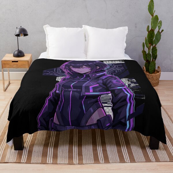 Item preview, Futuristic Cyberpunk Anime Girl Techwear Aesthetic designed and sold by LYZ7VANI.