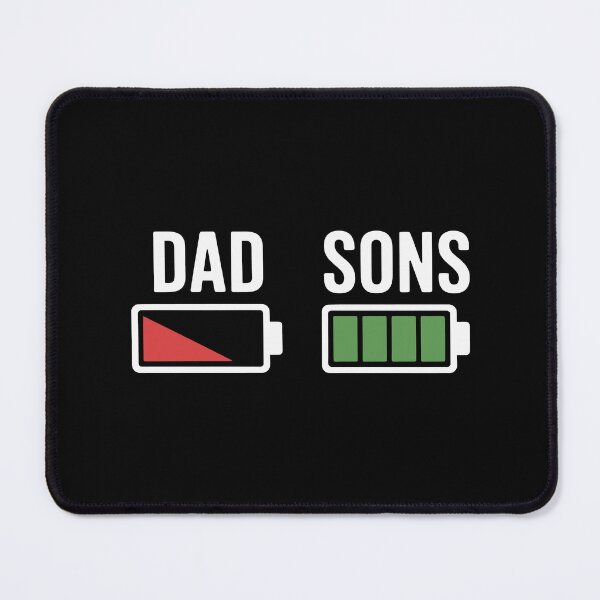Item preview, Dad and Sons Battery Levels designed and sold by jkrphoto.
