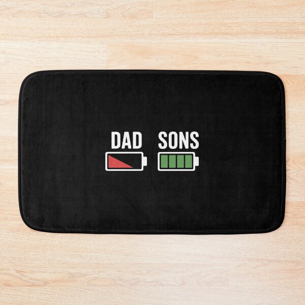 Item preview, Dad and Sons Battery Levels designed and sold by jkrphoto.