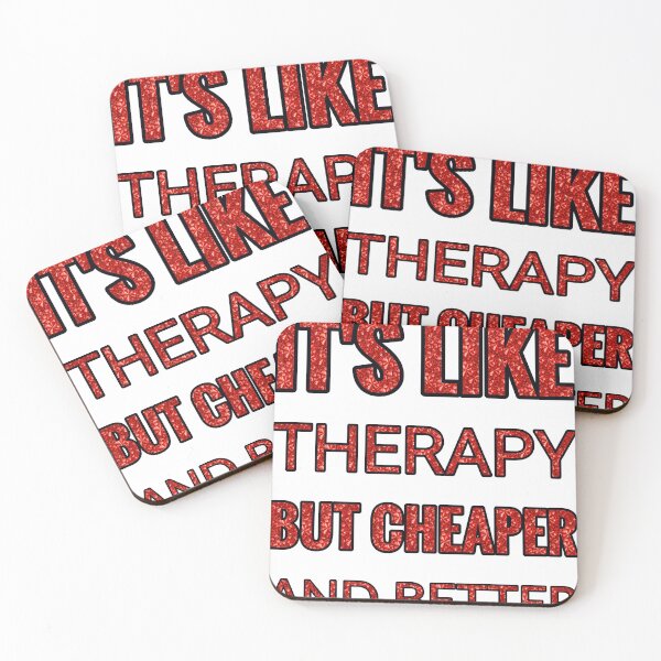 Item preview, Roller Skating It'S Like Therapy But Cheaper And Better Red Rhinestone designed and sold by TheIconSmith.