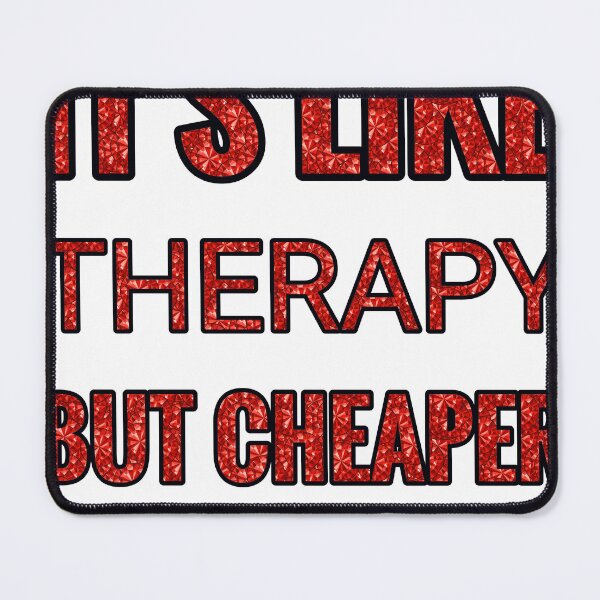 Item preview, Roller Skating It'S Like Therapy But Cheaper And Better Red Rhinestone designed and sold by TheIconSmith.