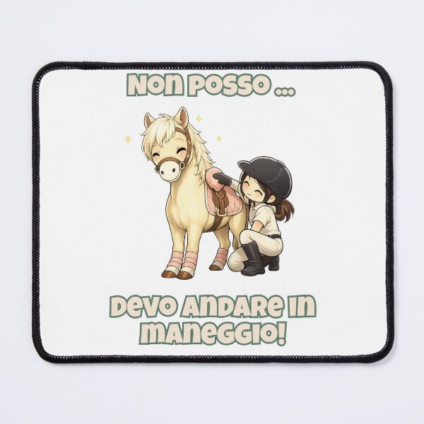 Item preview, Non Posso Devo Andare In Maneggio designed and sold by Callidea Equi & Pet.