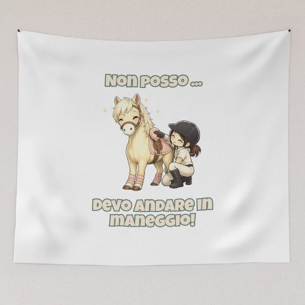 Item preview, Non Posso Devo Andare In Maneggio designed and sold by Callidea Equi & Pet.