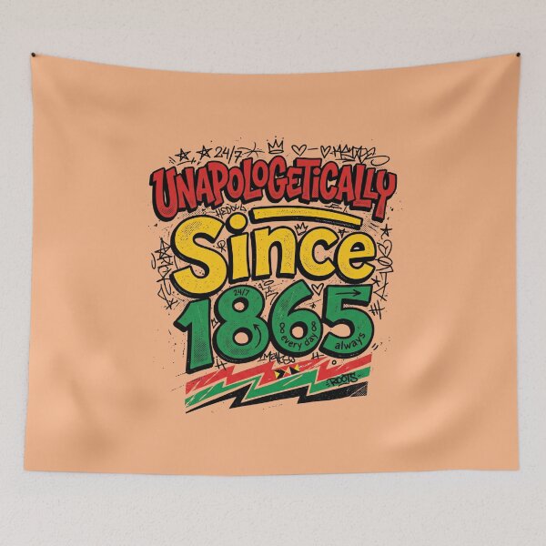 Item preview, Unapologetically Black 1865 Juneteenth Pride Bold Statement African American Culture Streetwear Gift designed and sold by Im-Ara.