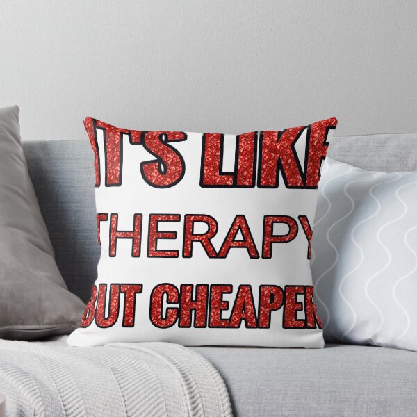Item preview, Bowling It'S Like Therapy But Cheaper And Better Red Rhinestone designed and sold by TheIconSmith.