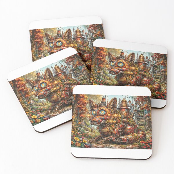 Item preview, Giant Mechanical Fox Vehicle | Epic Fantasy Steampunk Puzzle designed and sold by ColorFlick.