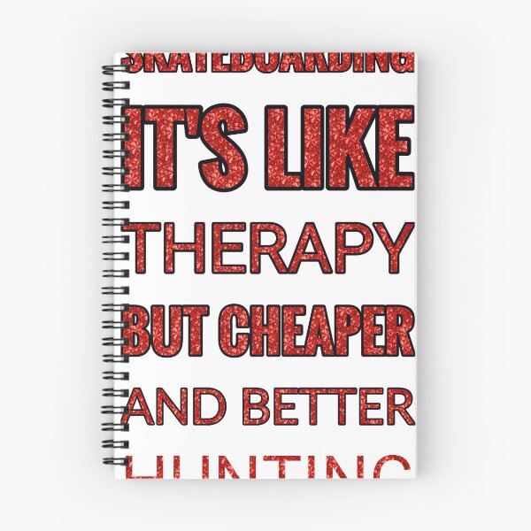 Item preview, Skateboarding It'S Like Therapy But Cheaper And Better Red Rhinestone designed and sold by TheIconSmith.
