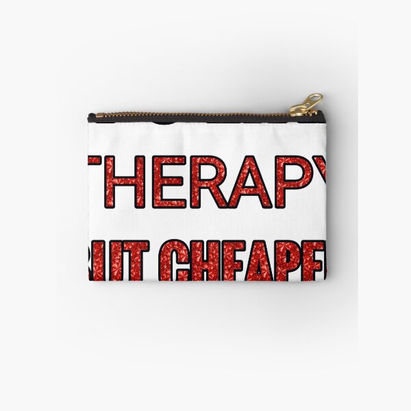 Item preview, Skateboarding It'S Like Therapy But Cheaper And Better Red Rhinestone designed and sold by TheIconSmith.