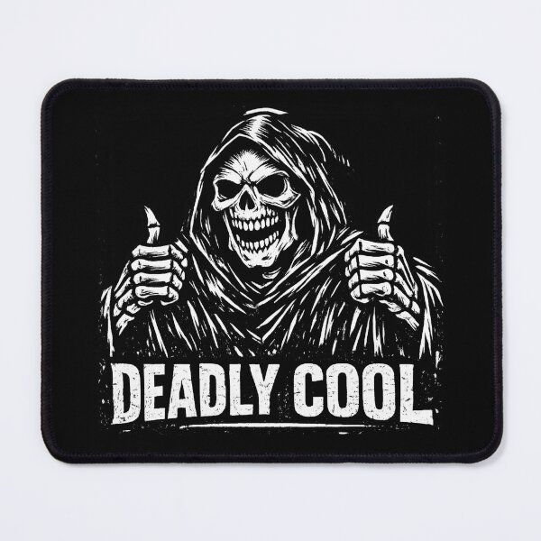 Item preview, Deadly Cool Grim Reaper - Thumbs Up Gothic Skeleton Humor designed and sold by SidTastic .