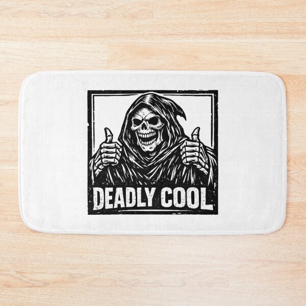 Item preview, Deadly Cool Grim Reaper - Thumbs Up Gothic Skeleton Humor designed and sold by SidTastic .