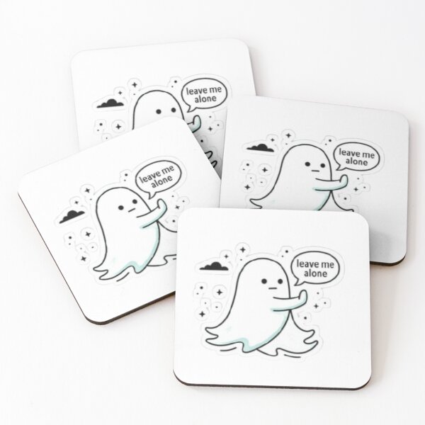 Item preview, halloween sticker, leave me alone, spookyLeave Me Alone – Halloween Mood ? Spooky Introvert Vibes ?️ Don’t Talk to Me ? Anti-Social but Cute ? designed and sold by Jyotisima8929.
