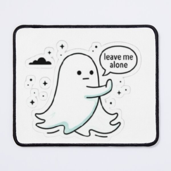 Item preview, halloween sticker, leave me alone, spookyLeave Me Alone – Halloween Mood ? Spooky Introvert Vibes ?️ Don’t Talk to Me ? Anti-Social but Cute ? designed and sold by Jyotisima8929.