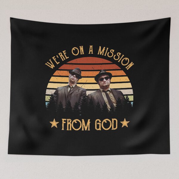 Item preview, Vintage We're On A Mission From God Joliet Jake Blues Elwood Blues  designed and sold by MidzzSky.