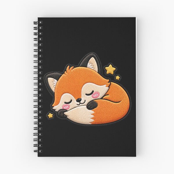 Item preview, Sleepy Fox Embroidery Patch | Cute Kawaii Chibi Fox designed and sold by ColorSplash123.