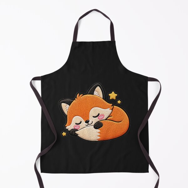 Item preview, Sleepy Fox Embroidery Patch | Cute Kawaii Chibi Fox designed and sold by ColorSplash123.