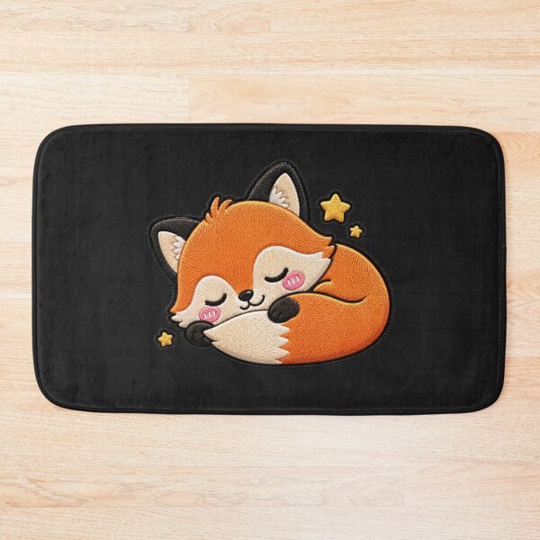 Item preview, Sleepy Fox Embroidery Patch | Cute Kawaii Chibi Fox designed and sold by ColorSplash123.
