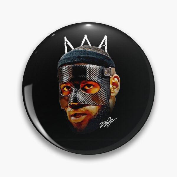 Item preview, LeBron- James Black Mask The GOAT Vintage designed and sold by AnaHahn.