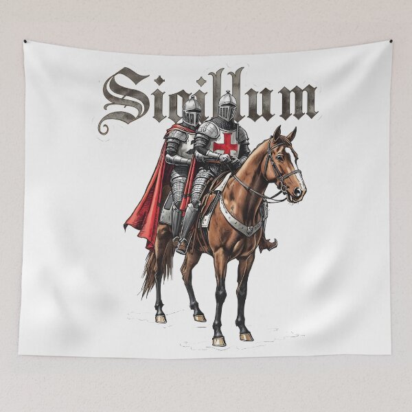 Item preview, Sigillum Militum Templi Gothic Manuscript - Street Wear designed and sold by Dhenin Studio.