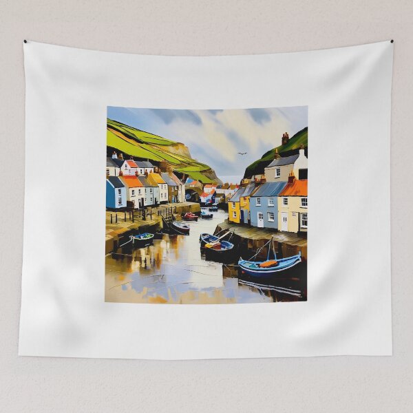 Item preview, Staithes designed and sold by Island Art Studios.