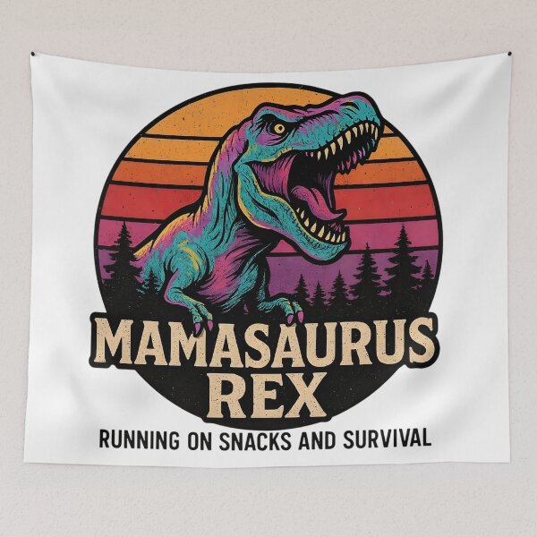 Item preview, Mamasaurus Rex Survival Mode designed and sold by AI-Only Creations.