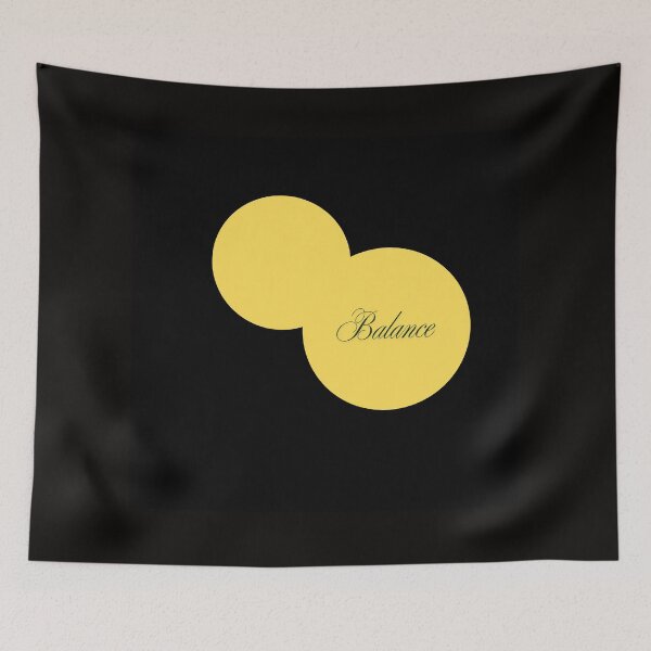 Item preview, Minimalist Golden Balance Circles Art designed and sold by Marya21.