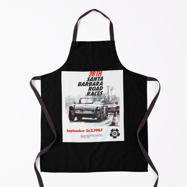 Item preview, 28th Santa Barbara Road Races 1967 retro vintage racing poster   designed and sold by WibuStore.