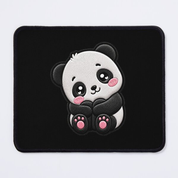 Item preview, Peekaboo Panda Embroidery Patch | Cute Kawaii Chibi Panda designed and sold by ColorSplash123.