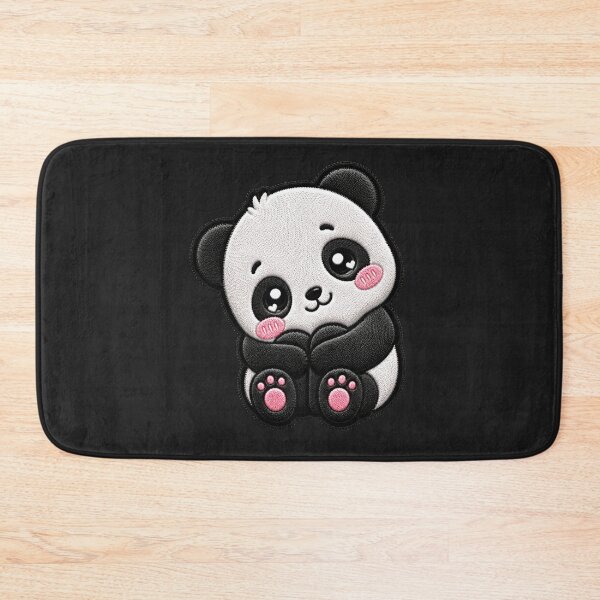 Item preview, Peekaboo Panda Embroidery Patch | Cute Kawaii Chibi Panda designed and sold by ColorSplash123.
