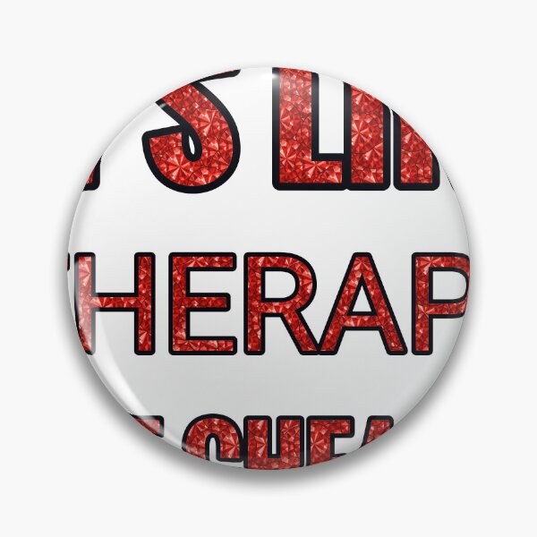 Item preview, Archery It'S Like Therapy But Cheaper And Better Red Rhinestone designed and sold by TheIconSmith.