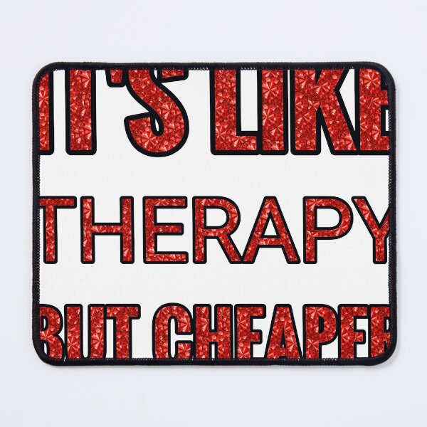 Item preview, Archery It'S Like Therapy But Cheaper And Better Red Rhinestone designed and sold by TheIconSmith.