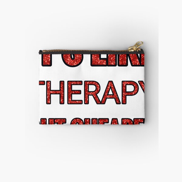 Item preview, Archery It'S Like Therapy But Cheaper And Better Red Rhinestone designed and sold by TheIconSmith.