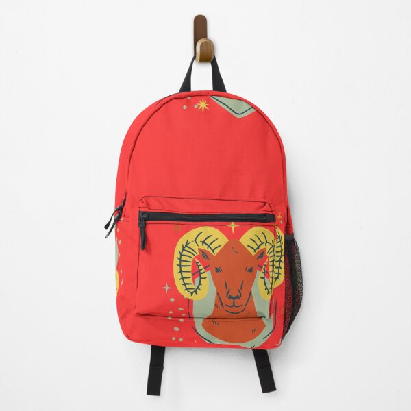 Item preview, Aries Zodiac Sign Red and Gold Illustration designed and sold by Marya21.