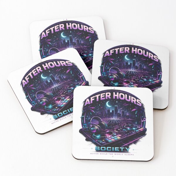 Item preview, After Hours Society – Neon Night DJ Graphic designed and sold by KLYMERACRUE.
