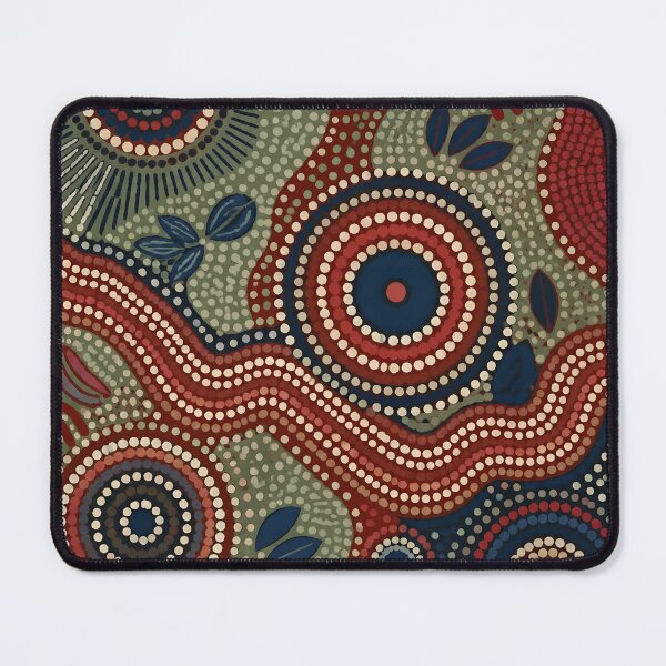 Item preview, Aboriginal Inspired Dot Art - Circles and Marshy designed and sold by GrinGalore.