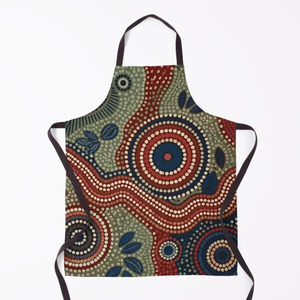 Item preview, Aboriginal Inspired Dot Art - Circles and Marshy designed and sold by GrinGalore.