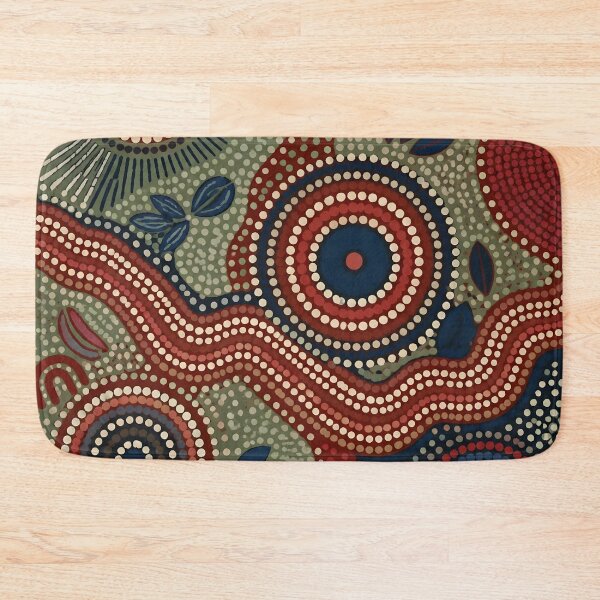 Item preview, Aboriginal Inspired Dot Art - Circles and Marshy designed and sold by GrinGalore.