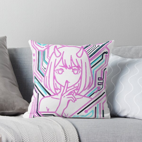 Item preview, Neon Cyberpunk Oni Girl Aesthetic Tech Graphic designed and sold by LYZ7VANI.