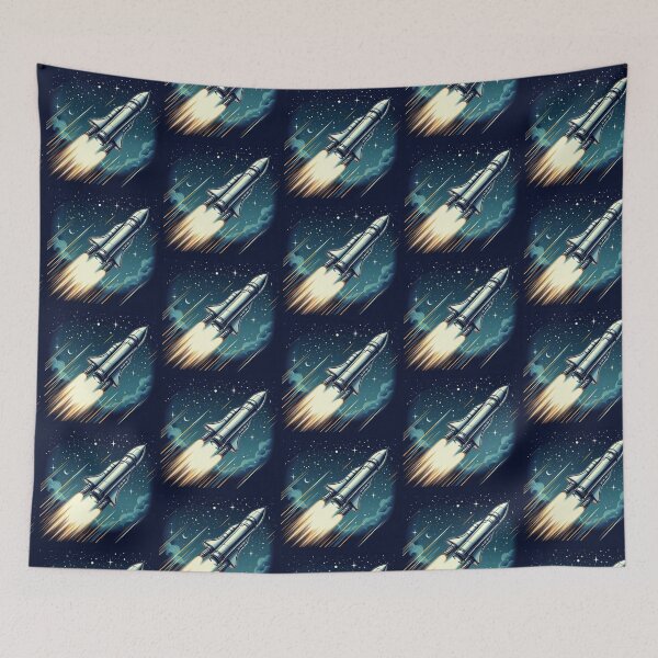 Item preview, Rocket Launch – Cosmic Adventure Design designed and sold by Dogandesighn.