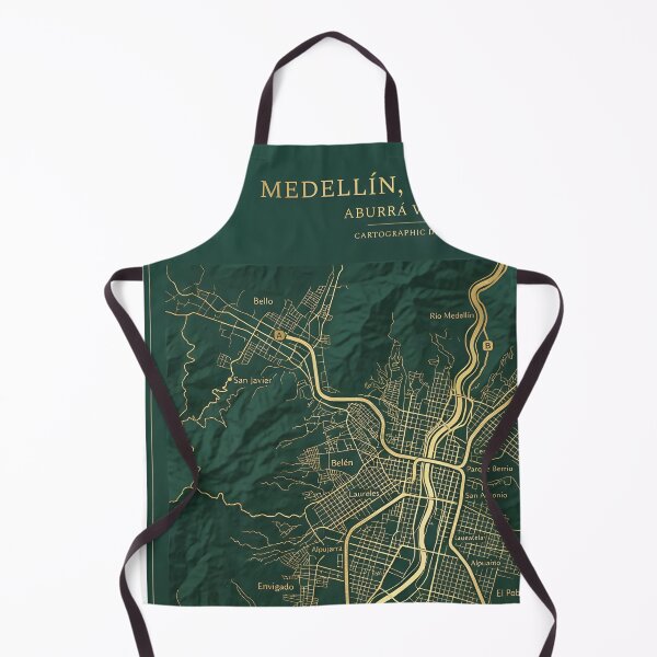 Item preview, Medellín Colombia Map — Modern Urban Art | Urban Map of the Eternal Spring designed and sold by ColombianaShop.